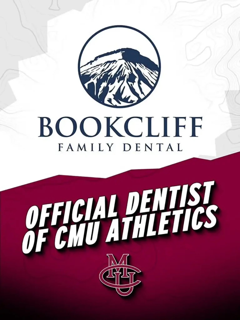 Bookcliff Family Dental, Official Dentist of CMU Athletics.